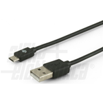 CAVO USB-A MICROUSB M/M 1M NERO