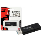 CHIAVETTA MEMORIA KINGSTON PEN DISK 64GB USB3.0 DATA TRAVELER 100