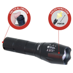 TORCIA LED 10W CON ZOOM E TACTICAL S/W VELAMP