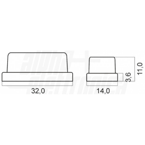 INNENHAUBE FÜR SCHWINGHEBEL 10X30 RAND