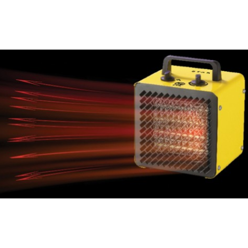 MINI HOT AIR HEATER 2KW 50HZ -  METAL BODY - PORTABLE