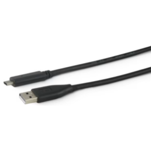 USB 2.0 M/M TYPE-C TO TYPE-A CABLE, 0.5M, BLACK