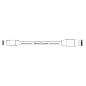 USB 2.0 M/M TYPE-C TO TYPE-A CABLE, 0.5M, BLACK
